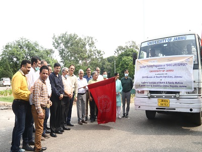 VC JU Flags off 1st Batch for Basic Life Support Programme
