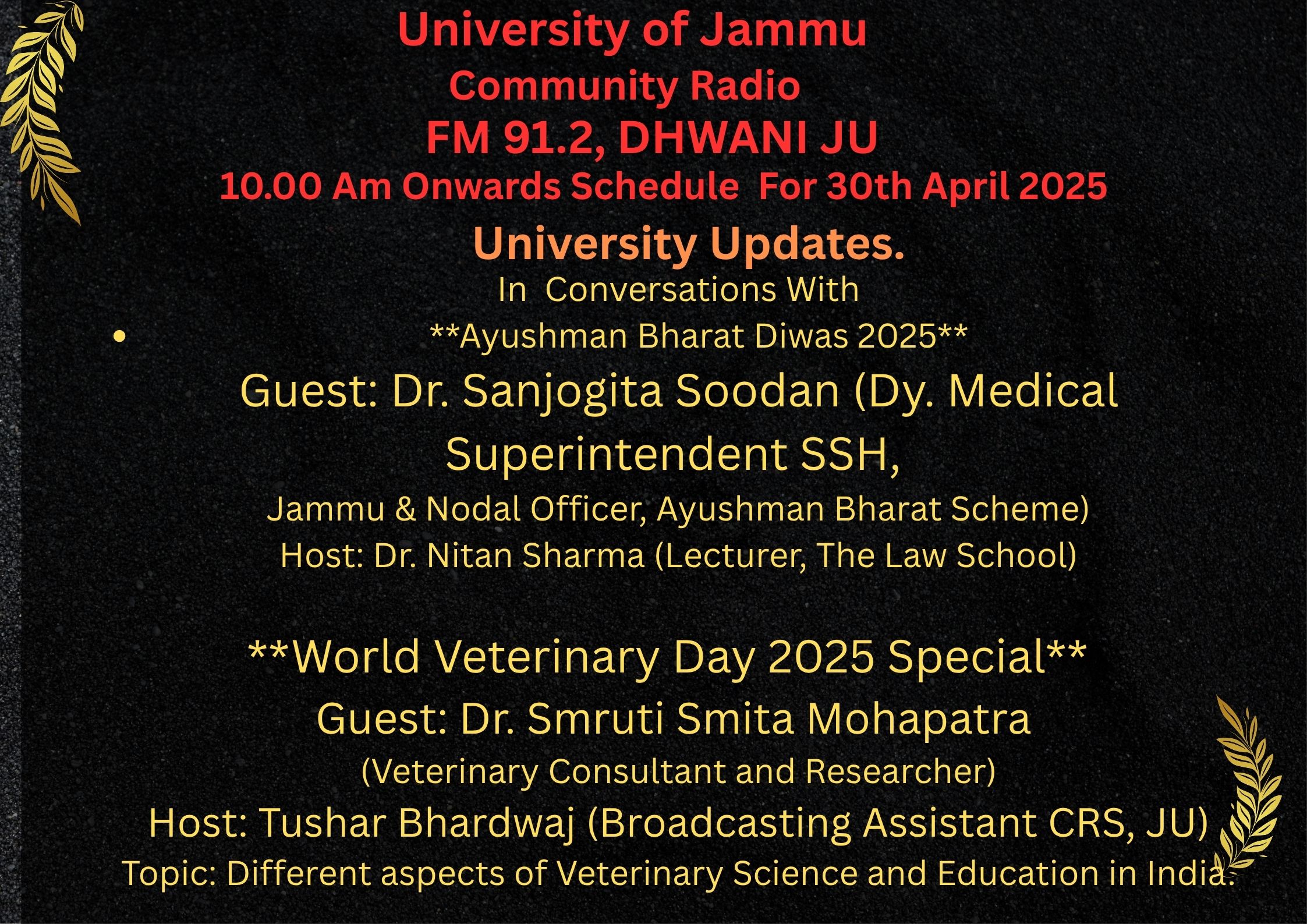 30th April 2025