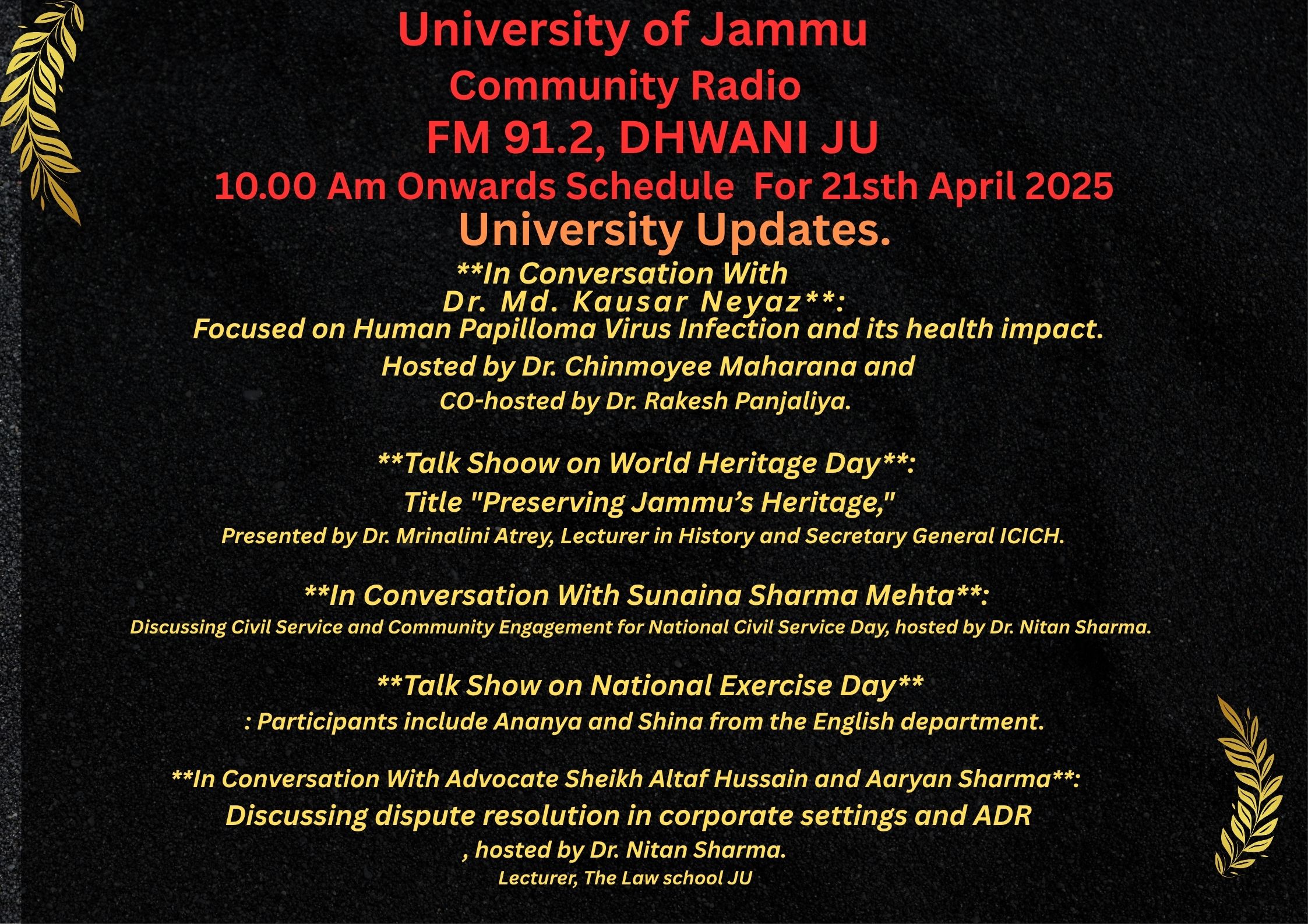 21st April 2025