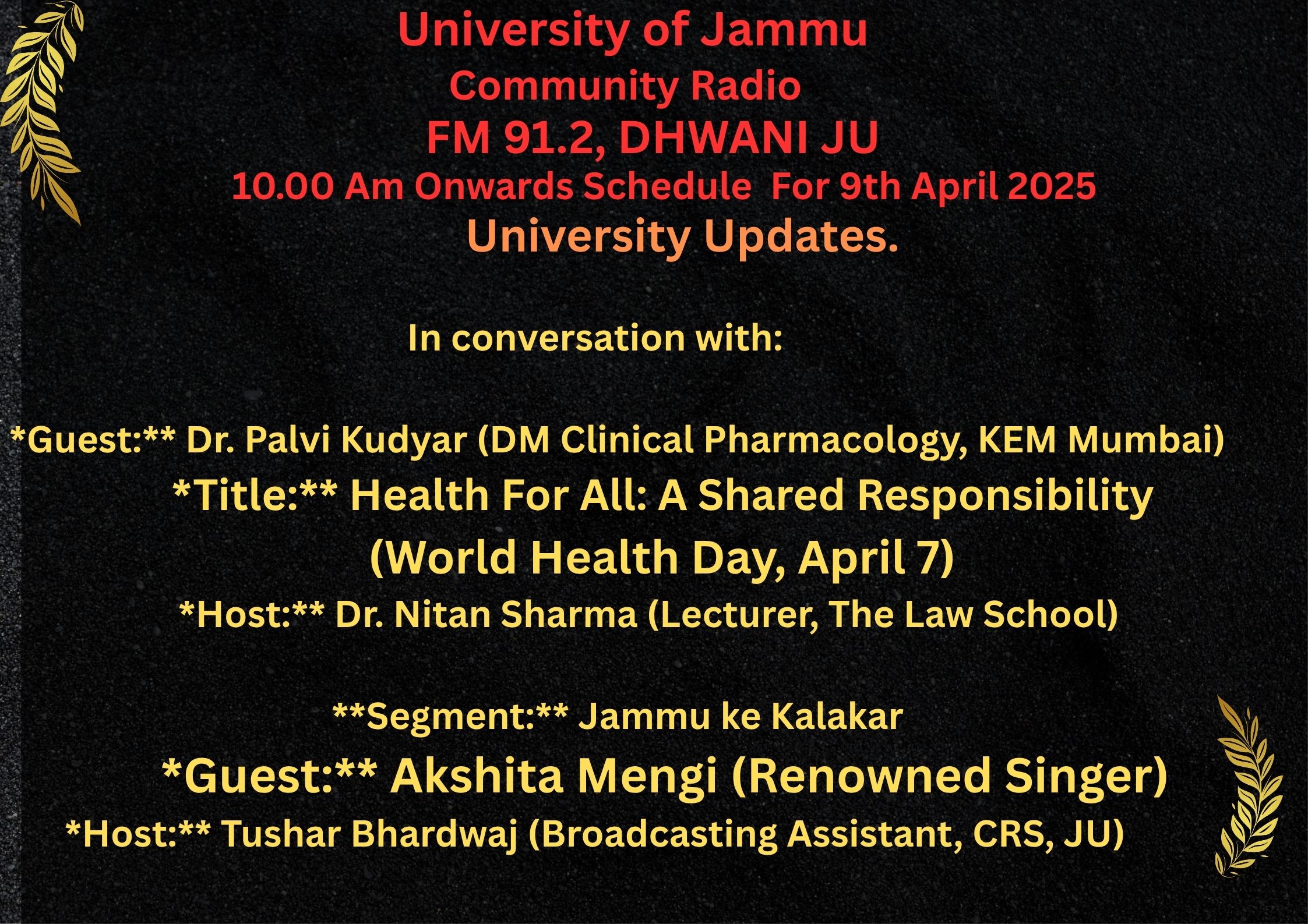 9th April 2025