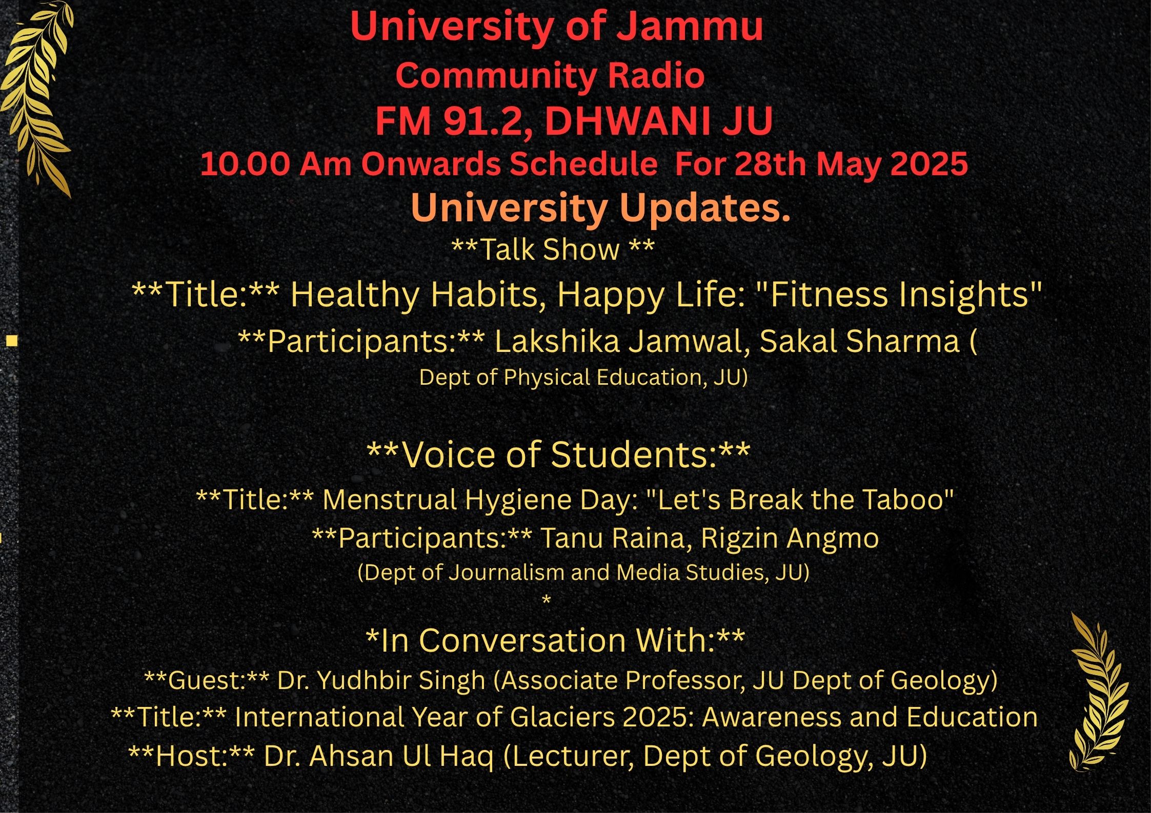 28th May 2025