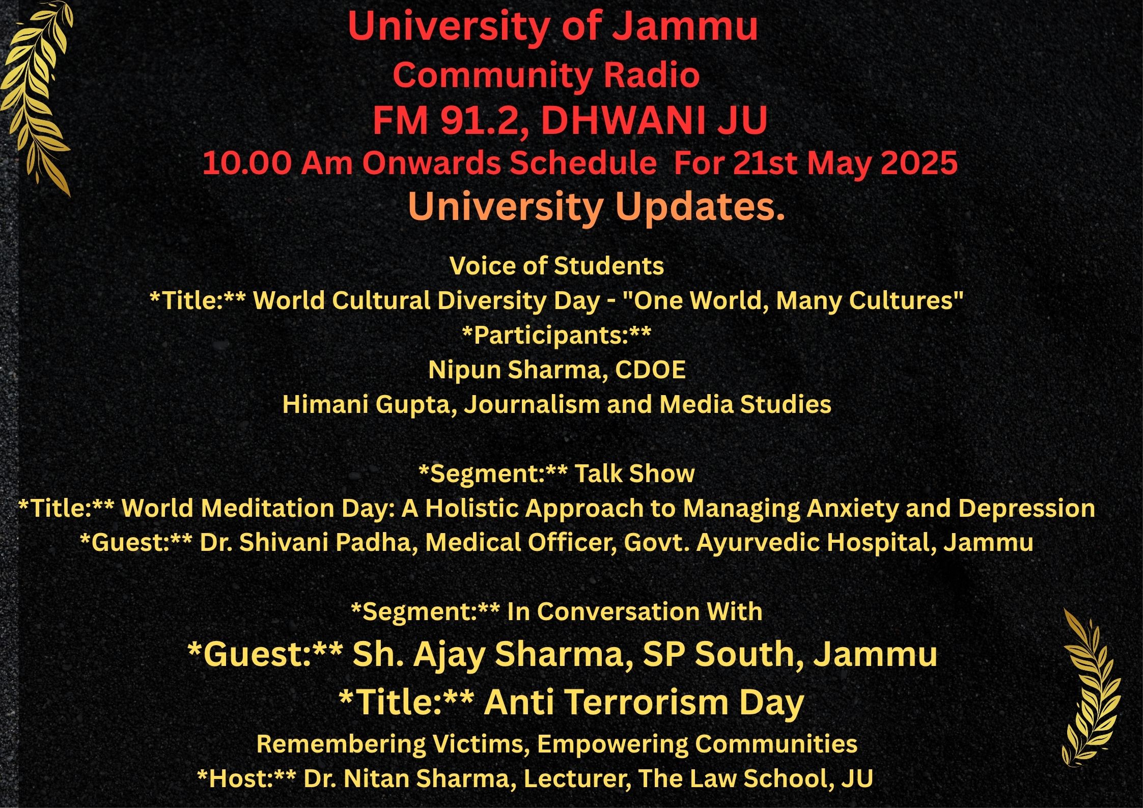 21st May 2025