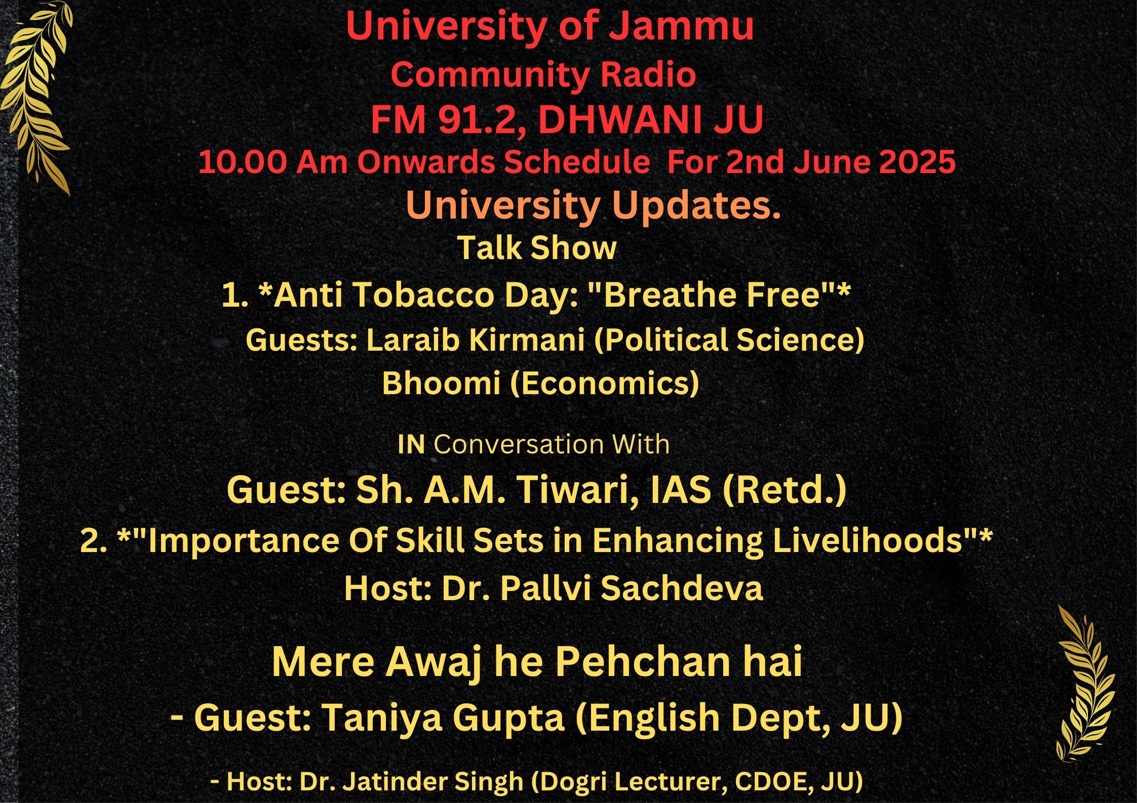 2nd June 2025