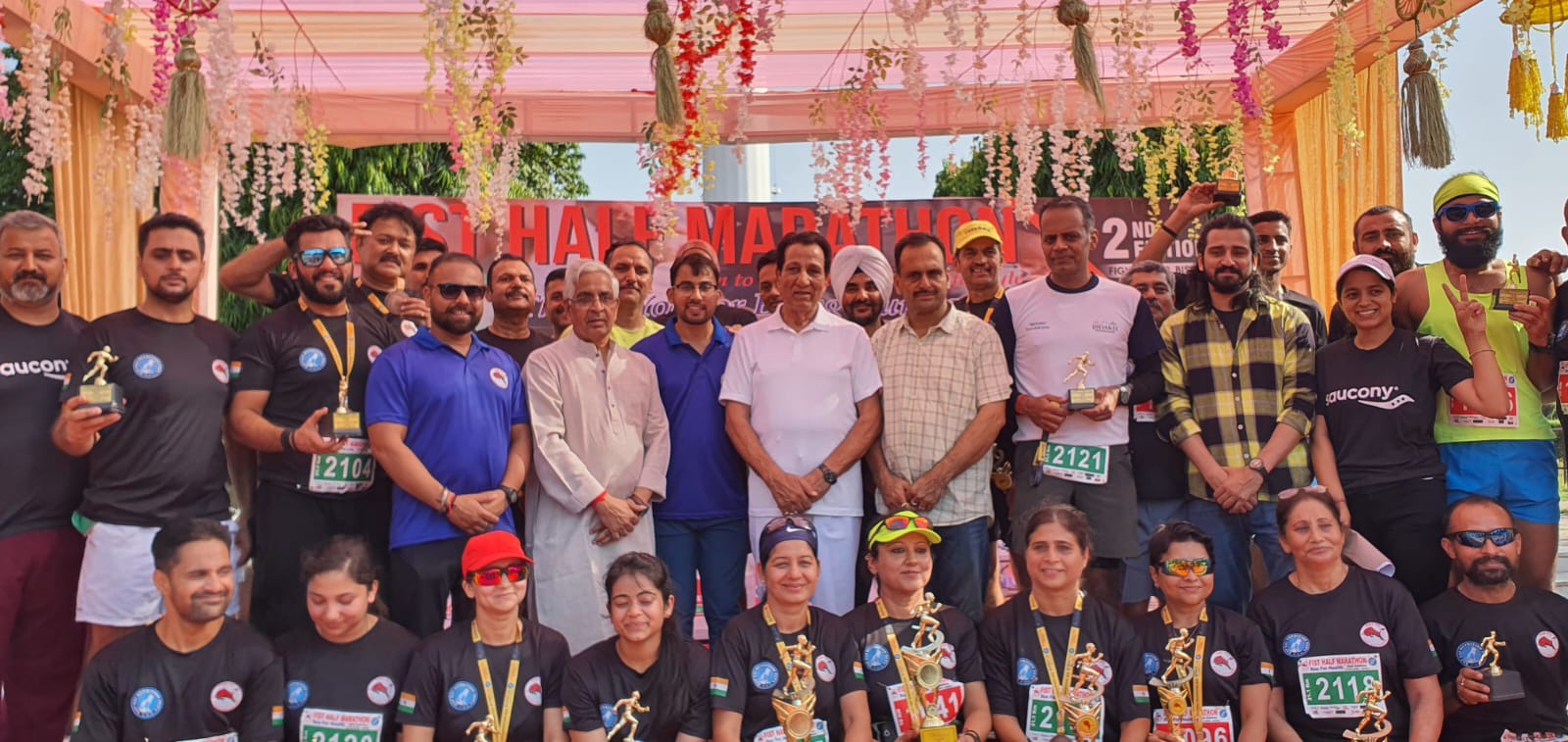 2nd edition of the half marathon to commemorate 153rd Gandhi Jayanti.