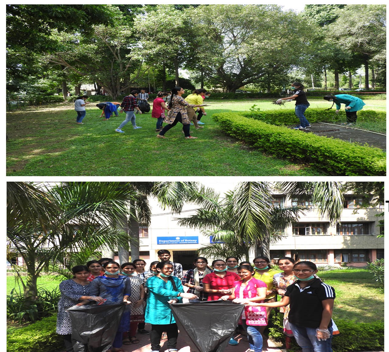 “Parisar Safai Abhiyan” was conducted by the Department of Zoology, University of Jammu on 23rd August 2017.